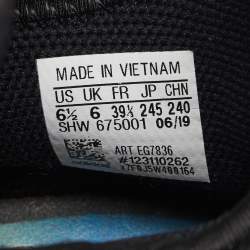 Adidas Black Knit Fabric NMD Pharrell Sneakers Size 39.5