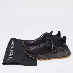 Adidas Black Knit Fabric NMD Pharrell Sneakers Size 39.5