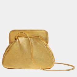 Phialebel Constanza metallised gold Shoulder Bag