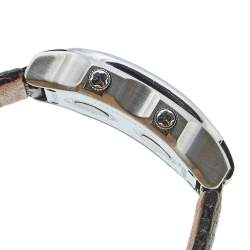 Philip Stein White Stainless Steel Leather Teslar Women's Wristwatch 27 mm