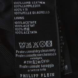 Philipp Plein Neon Pink Lamb Skin Mini Skirt M