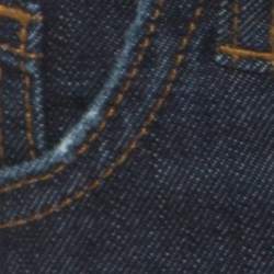 Philipp Plein Blue Dark Wash Denim Strawberry Cheesecake Slim Fit Jeans S