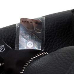 Pre Owned Philipp Plein Black Leather Hannah Shoulder Bag