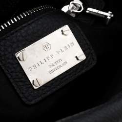Pre Owned Philipp Plein Black Leather Hannah Shoulder Bag