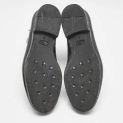 Pre Owned Philipp Plein Black Rubber Marguerite Ankle Boots Size 40