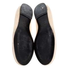 Pre Owned Philipp Plein Beige Suede Diamante Skull Flats Size 40.5