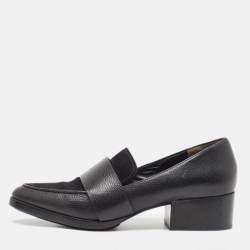 Philipp Plein Black Suede and Leather Loafers Size 40