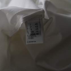 Pre Owned Philosophy di Alberta Ferretti Off White Cotton Lace Detail Top L