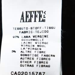 مملوكة مسبقًا توب فيلوسوفي دي ألبيرتا فيريتي صوف رصاصي داكنن مزخرف بكشكشة مزينة طويل M