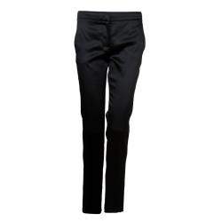 Philosophy Di Alberta Ferretti Black Satin Trousers S