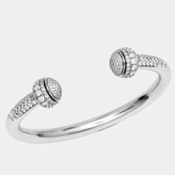 Piaget Possession Pavé Diamonds 18k White Gold Bracelet 16