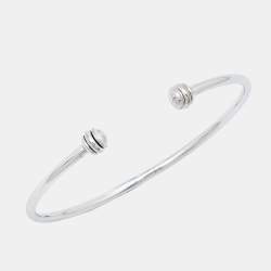 مملوكة مسبقًا Piaget Possession 18k White Gold Cuff Bracelet 16