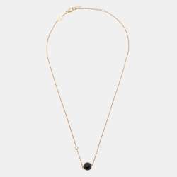 Pre Owned  Piaget Possession Onyx Diamond 18K Rose Gold Necklace