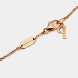 Pre Owned  Piaget Possession Onyx Diamond 18K Rose Gold Necklace