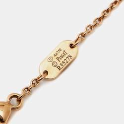 Pre Owned  Piaget Possession Onyx Diamond 18K Rose Gold Necklace