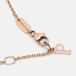 Pre Owned Piaget Possession Onyx Diamond  18k Rose Gold Bracelet