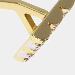 Piaget 18k Yellow Gold Diamond Cufflinks