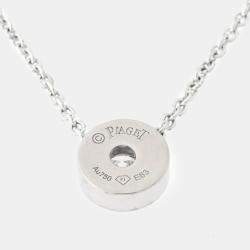 Piaget 18K White Gold and Diamond Possession Pendant Necklace