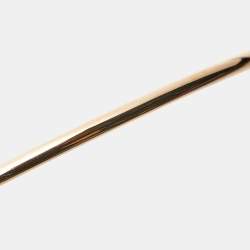 Piaget Possession Onyx 18K Rose Gold Open Bangle Bracelet Size 16
