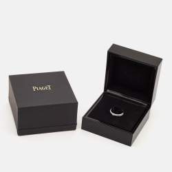 Piaget Possession Diamond 18k White Gold Ring Size 60