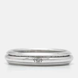 Piaget Possession Diamond 18k White Gold Ring Size 60