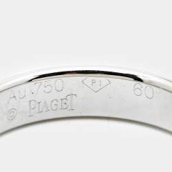 Piaget Possession Diamond 18k White Gold Ring Size 60