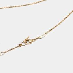 Pre Owned Piaget Possession Diamond, Lapis Lazuli 18k Rose Gold Necklace