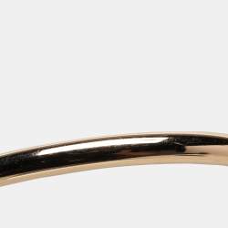 Pre Owned Piaget Diamond Caenelian 18k Yellow Gold Possession Open Bracelet Size 15