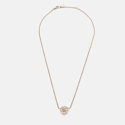 Piaget Rose Diamond 18k Rose Gold Pendant Necklace