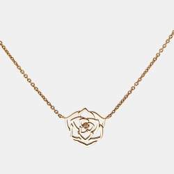 Piaget Rose Diamond 18k Rose Gold Pendant Necklace