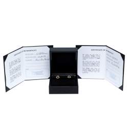 Pre Owned Piaget Possession Diamond 18K Rose Gold Stud Earrings