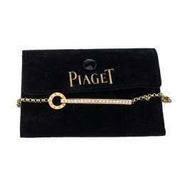 Piaget Possession Diamond 18K Yellow Gold Chain Link Bracelet