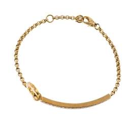 Piaget Possession Diamond 18K Yellow Gold Chain Link Bracelet