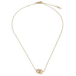 Piaget Possession Toi & Moi Diamond 18K Rose Gold Pendant Necklace
