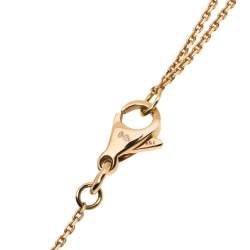 Piaget Possession Toi & Moi Diamond 18K Rose Gold Pendant Necklace