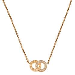 Pre Owned Piaget Possession Toi & Moi Diamond 18K Gold Pendant Necklace