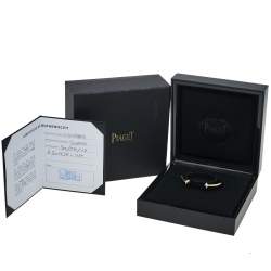 مملوكة مسبقًا Piaget Possession Diamond Onyx 18k Rose Gold Cuff Bracelet 15