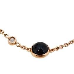 Piaget Possession Onyx & Diamond 18K Rose Gold Bracelet