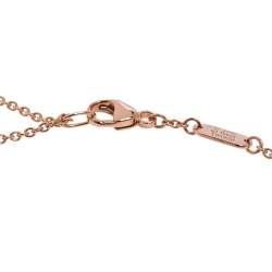 Piaget Possession Malachite Diamond 18K Rose Gold Pendant Necklace