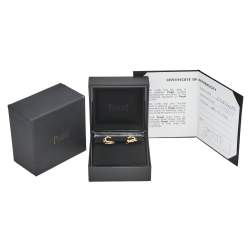 Pre Owned Piaget Rose Diamond 18K Rose Gold Earrings
