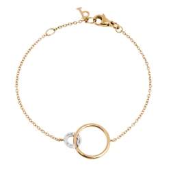 Pre Owned Piaget Possession Toi & Moi Diamond 18k Two Tone Bracelet