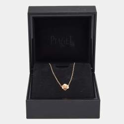 Piaget Rose Diamond 18k Rose Gold Chain Necklace