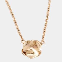 Piaget Rose Diamond 18k Rose Gold Chain Necklace
