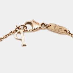 Pre Owned Piaget Possession Turquoise Diamond 18K Rose Gold Bracelet