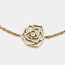 Pre Owned Piaget Rose Diamond 18K Rose Gold Charm Bracelet