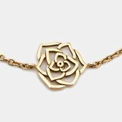 Pre Owned Piaget Rose Diamond 18K Rose Gold Charm Bracelet