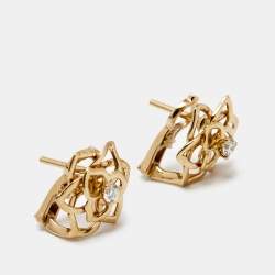 Piaget Rose Diamond 18k Rose Gold Earrings