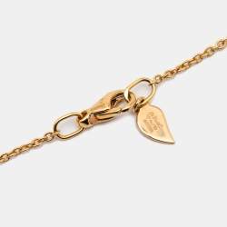 Pre Owned Piaget Rose Diamond 18k Rose Gold Chain Necklace