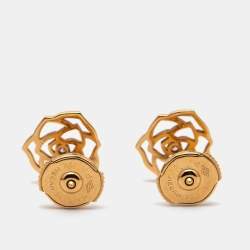 Piaget Rose Diamonds 18k Rose Gold Stud Earrings