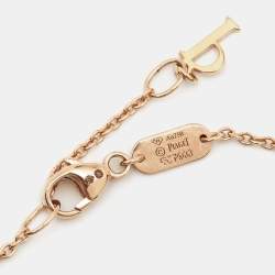 Pre Owned Piaget Possession Diamond Turquoise 18k Rose Gold Bracelet